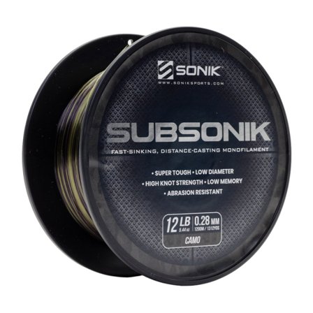 Sonik Subsonik Camo 25lb 1200m 0.41mm