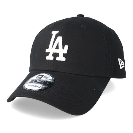 New Era - Negro adjustable Gorra - Los Angeles Dodgers League Essential 9Forty Black Adjustable @ Hatstore
