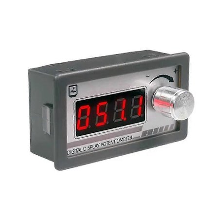Digitaalinen näyttö Potentiometri Säädettävä vastus 10k Ω Resistanssisignaalisimulaattori nopeudensäätöön, versio 2