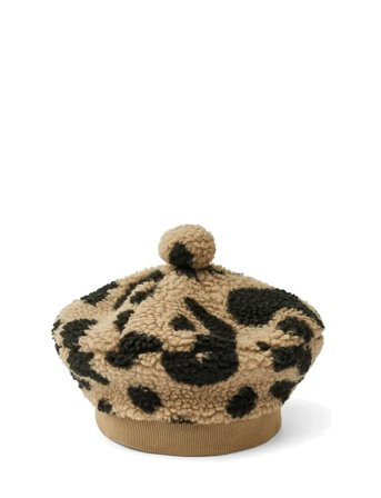 Liewood Poplar Pile Beret Hat - Beige - 5/6Y