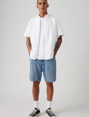 Levi's 468 Loose Shorts Light Jog Sho - Blue - 33