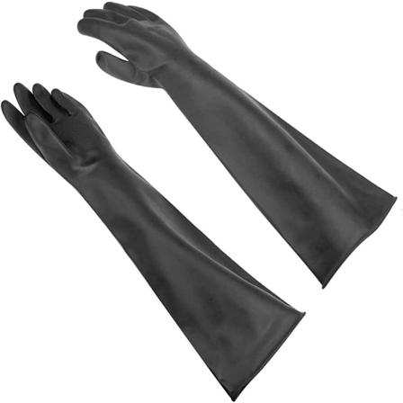 Industrielle sikkerhedsgummi kemikaliebestandige latexhandsker, lange P