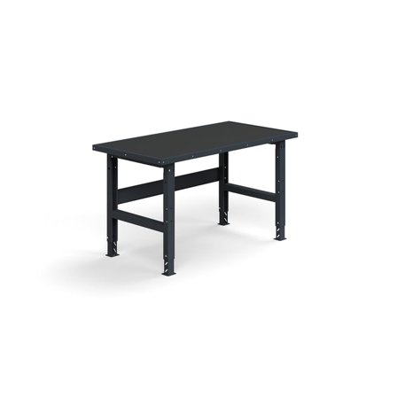 Arbejdsbænk TRUST, 1500x760 mm, 300 kg belastning, med beskyttende måtte