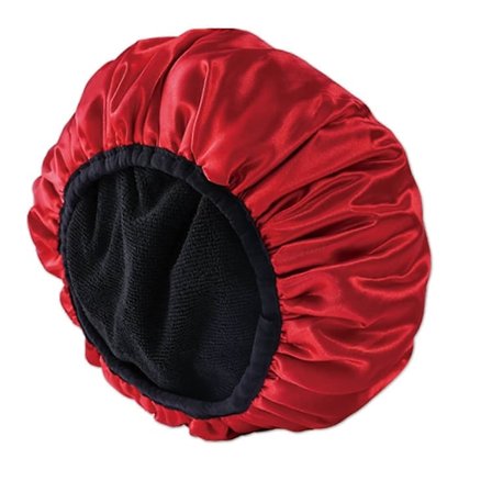 Suuret Suihkumyssy, Uudelleenkäytettävä Suihkumyssy Naisille, Kolmikerroksinen Froteevuorattu Suihkumyssy Pitkille Paksuille Hiuksille, Vedenpitävät 