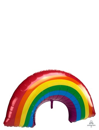 IPK Rainbow Shape Foil Balloon - Multi/patterned - 0