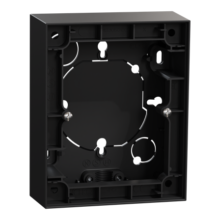 Elko EKO50033 Forhøyningsramme for 2-veisuttak Svart, Strømbrytere & vegguttak