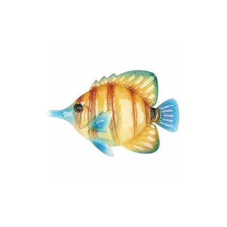 DRIVE Tropisk fisk Väggdekoration i järn 10,2"