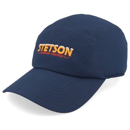 Stetson - Blå 5panel Keps - Snowy Midnight Blue 5-panel @ Hatstore