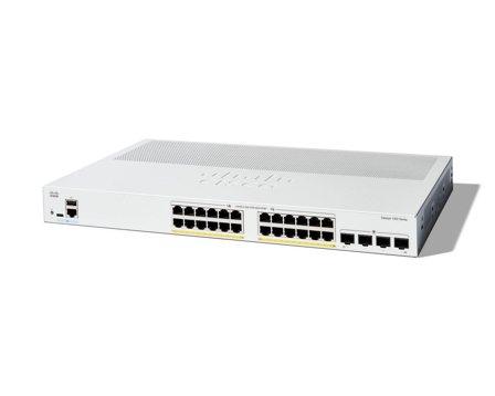 Cisco Catalyst 1200-24P-4G - switch - 24 porter - smart - rackmonterbar