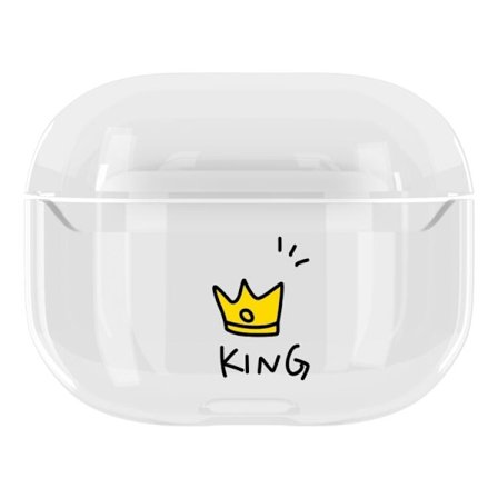 Transparent Skal för Apple AirPods Pro - King
