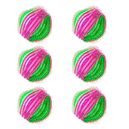 6 stk. Gjenbrukbare vaskekuler for vaskemaskin - ZZY