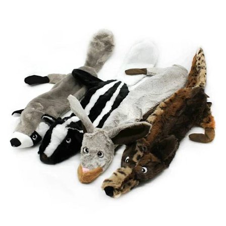 Plysj hundeleke uforgjengelig selskap valp Lyd Tyggeskvin Wolf