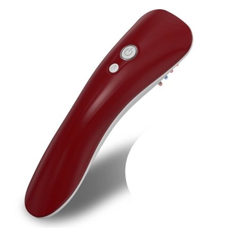 Laser hår tillväxt kam 650nm 18 dioder vibration massage kam anti håravfall terapi