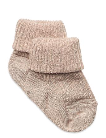 Ida Glitter Socks Socks & Tights Socks Rosa Mp Denmark