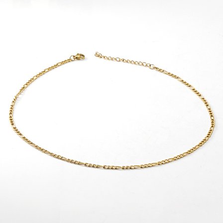 18K rustfritt stål all-match halskjede smykker