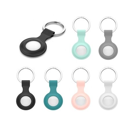Airtag Skal - 6 Farver med nøglering