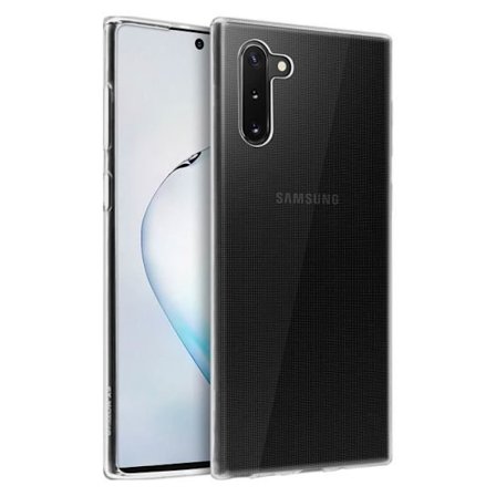 Fodral - AVIZAR - Galaxy Note 10 - Flexibel Gel Silikon - Ultratunn - Genomskinlig Vit