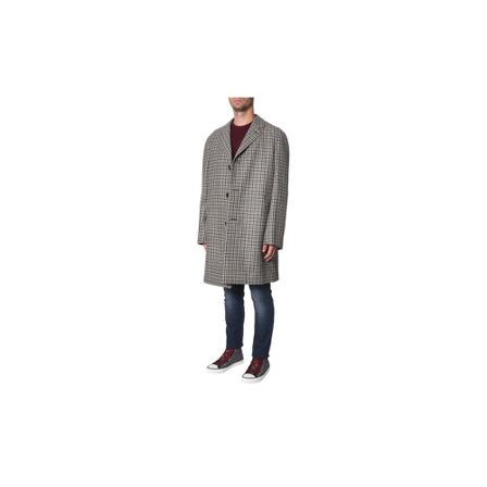 Lanvin Checked Frakke Grå, Herre Frakker