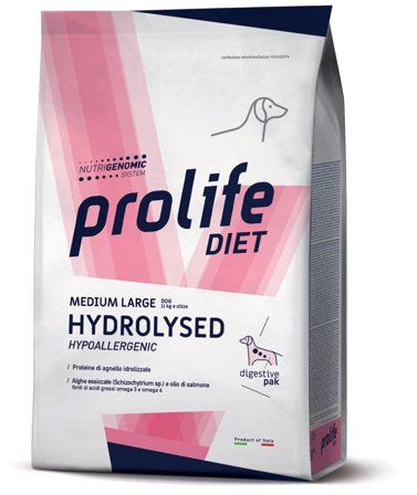 Prolife Dog Hydrolysed Hypoallergenic Cibo Secco Agnello Per Cani