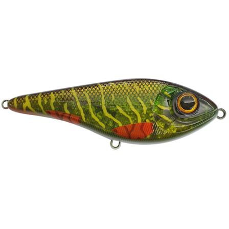 Buster Swim Slow Sink 13cm Green Motoroil Pike UV