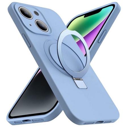 iPhone 14 Plus Mobilskal Magsafe Liquid Silikon - Lyseblå