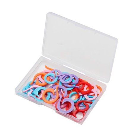 30/100/120x/ Set stickningsmaskor Färgglada stickningsmaskor Virkmarkörer