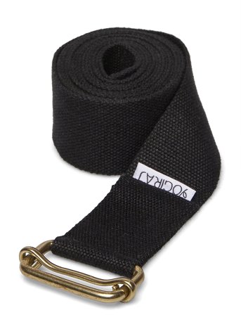Yogiraj Yoga Belt, Standard - Yogiraj - Black - ONE SIZE
