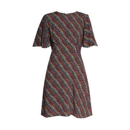 PS By Paul Smith, Dress with floral motif Zwart, Dames, Maat:S