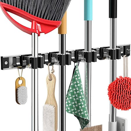 Kvastmopphållare Broom Organizer Garage Förvaring