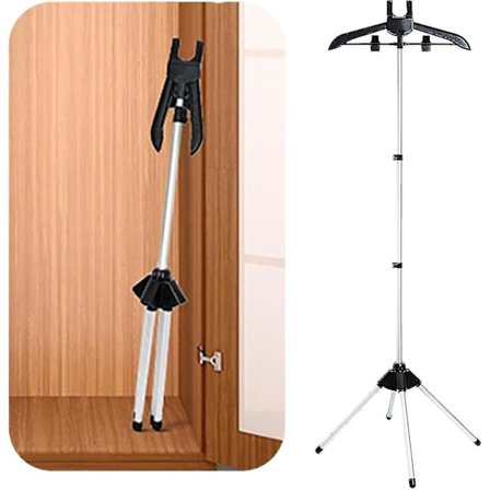 Klesdamper Stativ, Damper Plissert Holder, Plagg For Damp Håndholdt Stryke Stativ Med Stativ, Sammenleggbar Teleskopisk Klesdamper Holder