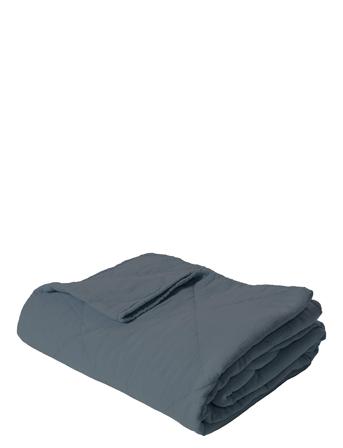 Plaid, Bomuld M/Hør Fryns Blue C'est Bon