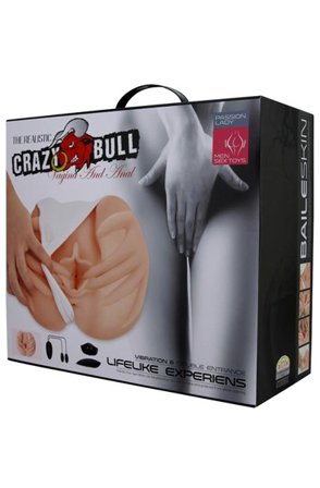 Kjøp Crazy Bull Vibrating Vagina & Anal - Sexdokke | God pris