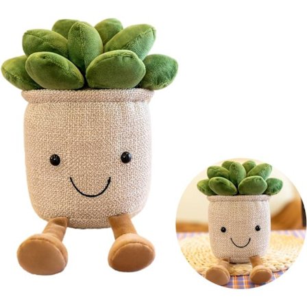 Pehmolelu Söpöt Pehmeät Kasvit Pehmot Lelu Hymyilevät Kasvot Huoneen Sisustus Lelu Ruukkuun Istutettu Pörröinen Nukke Söpö Sarjakuva Pehmotyyny