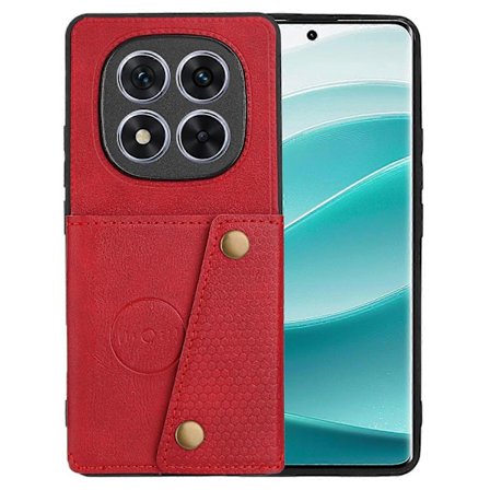 Kompatibel med Xiaomi Redmi Note 14 Pro+ 5G Etui Kortpladser Støtteben Læder + TPU Telefon Cover-lingling}