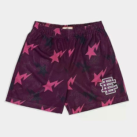 2024 Nye Sommer Eric Emanuel EE Basic Mesh Shorts Klassisk Blomstertrykk Gym Shorts Herre Gym Basketball Sports Badeshorts