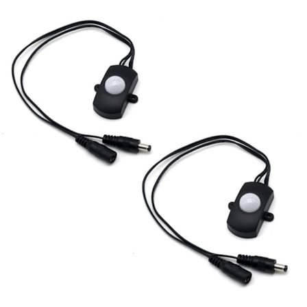 2stk 2stk DC 5V-24V 5A Bevægelsessensor LED Lysinduktion