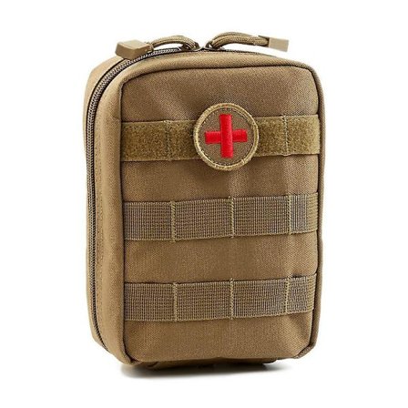 Lääketieteellinen vyölaukku Ensiapupakkaus Selviytymispakkaus Kompakti Sotilaallinen Ulkoilun Hätätilanne (tyhjä) muta väri