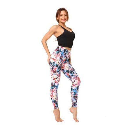 Färgglada mönstrade Leggings