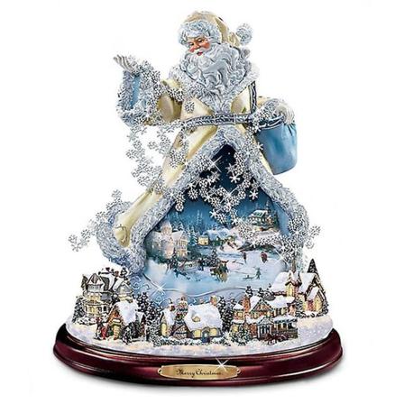 Julgran Roterande Skulptur Tågdekorationer Klistra in Fönster Klistra in klistermärken Juldekorationer Vinter Heminredning 20x30cm as picture-1