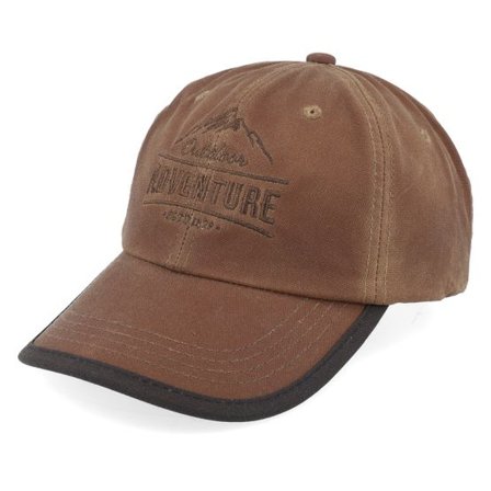 MJM Hats - Brun unconstructed Keps - Bb Adventure 32 Waxed Cotton Beige Dad Cap @ Hatstore