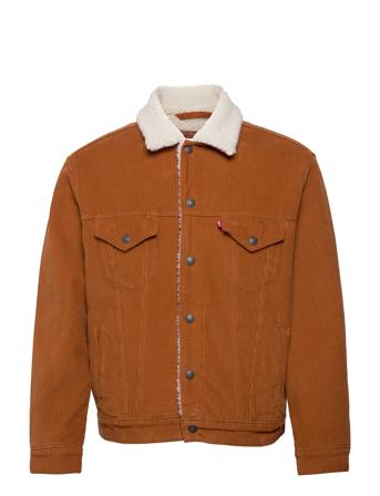 Vtg Fit Sherpa Trucker Glazed Orange LEVI ́S Men