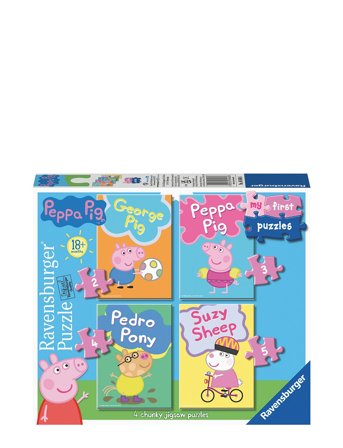 Ravensburger | Peppa Pig My First Puzzle 2/3/4/5P | ONE SIZE