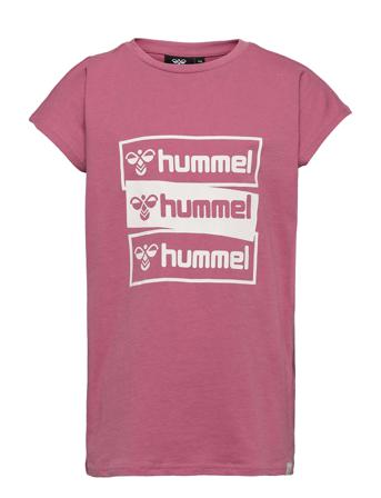Hmlcaritas T-Shirt S/S T-shirts Short-sleeved Rosa Hummel