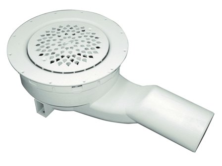 Purus Rot Gulvsluk 150 mm, med sideutløp, Innendørsavløp