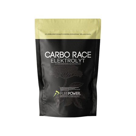 PurePower Carbo Race Electrolyte 1 kg Hyldeblomst, Sport & Velvære, Protein & Energi, Elektrolytter