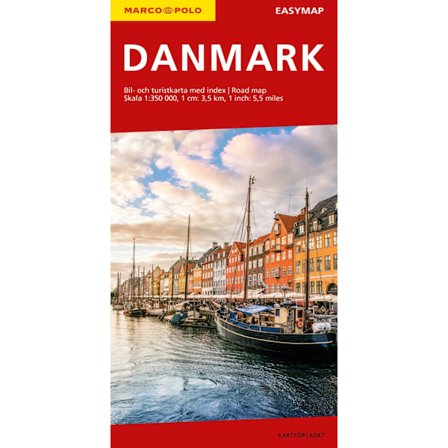 Danmark EasyMap - MarcoPolo 9789198980127