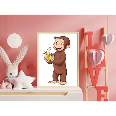 Barnrum Apa Affisch 30×40 CM