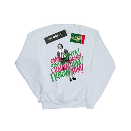 Elf Herr Santa ́s Coming Sweatshirt S Vit