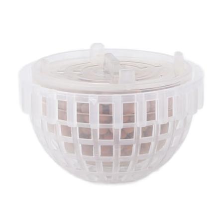Akvarium Moss Ball Holder nedsenket plast Fish Tank Moss Minerals Ball Holder for reker å gjemme og avle