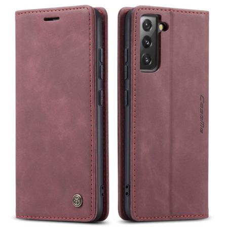 Caseme Plånboksfodral Samsung Galaxy S22 - Röd Röd